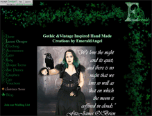 Tablet Screenshot of emeraldangel.co.uk